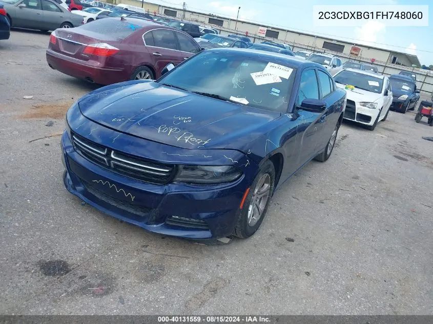 2C3CDXBG1FH748060 2015 Dodge Charger Se