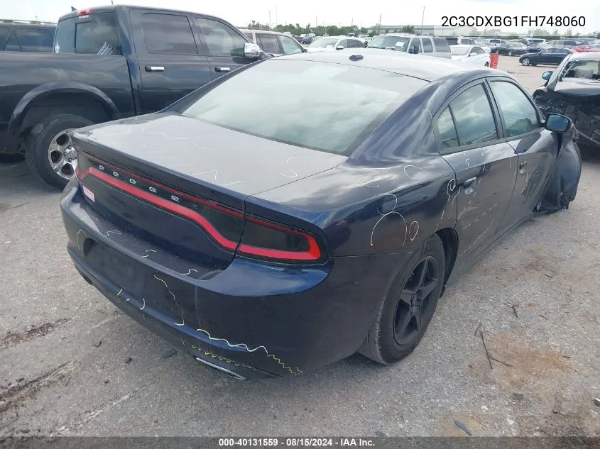 2C3CDXBG1FH748060 2015 Dodge Charger Se