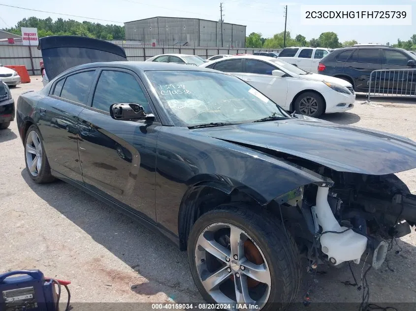 2C3CDXHG1FH725739 2015 Dodge Charger Sxt