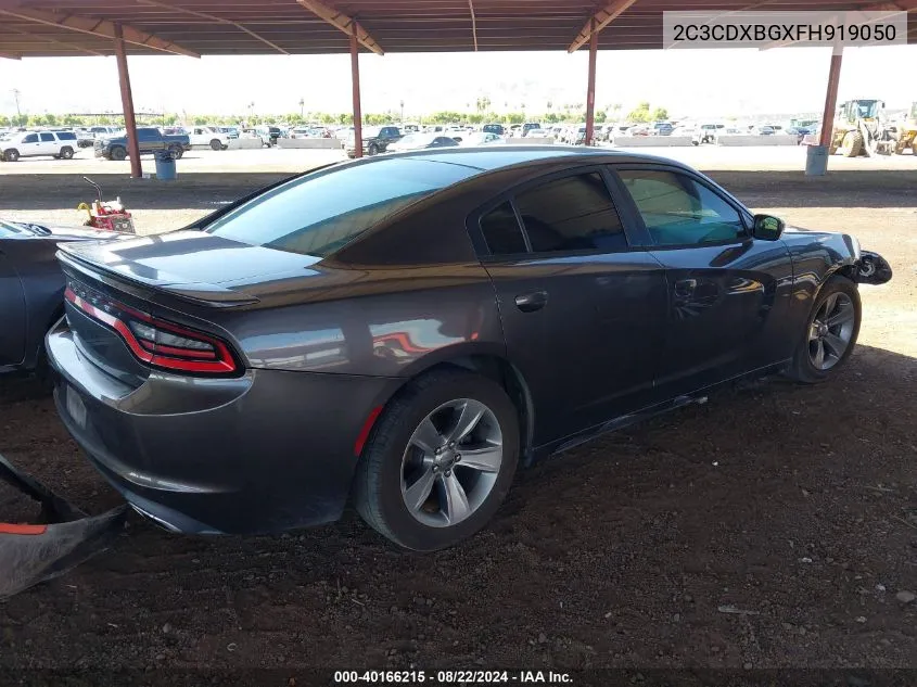 2015 Dodge Charger Se VIN: 2C3CDXBGXFH919050 Lot: 40166215