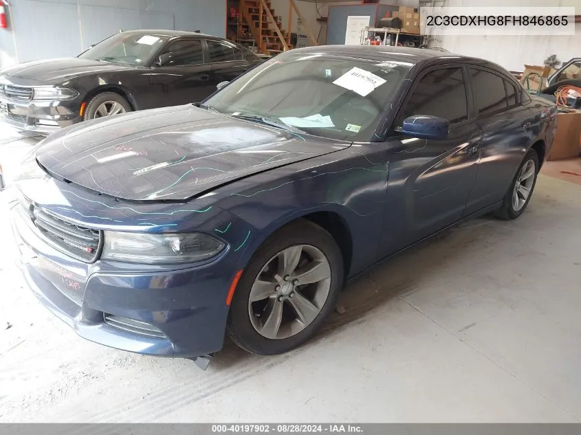 2015 Dodge Charger Sxt VIN: 2C3CDXHG8FH846865 Lot: 40197902