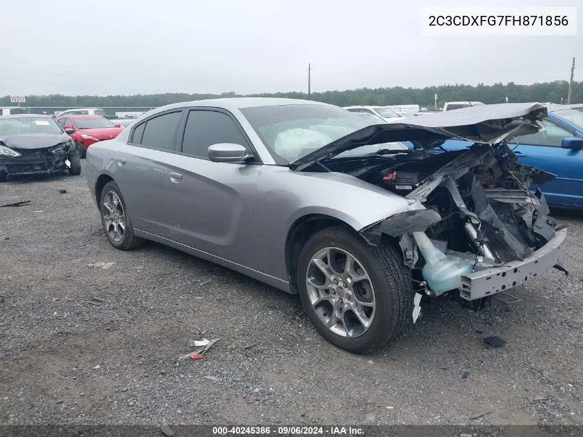 2015 Dodge Charger Se VIN: 2C3CDXFG7FH871856 Lot: 40245386