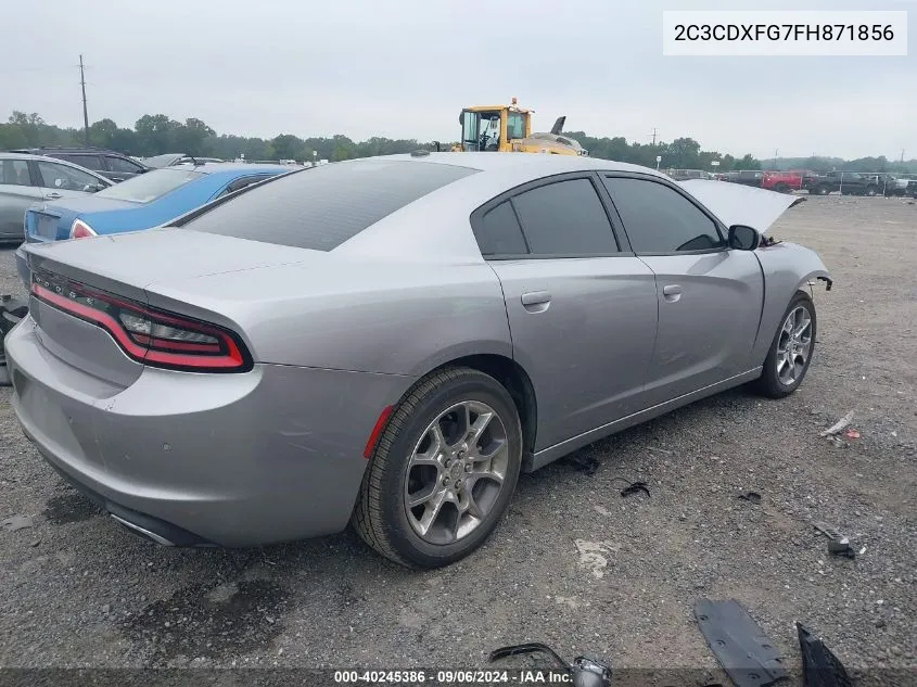 2015 Dodge Charger Se VIN: 2C3CDXFG7FH871856 Lot: 40245386