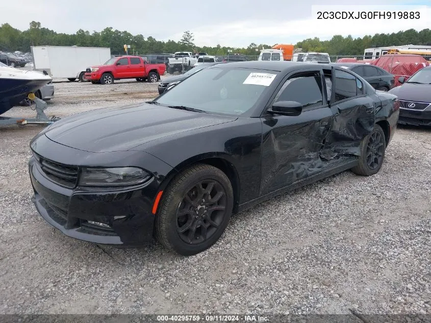 2015 Dodge Charger Sxt VIN: 2C3CDXJG0FH919883 Lot: 40295759