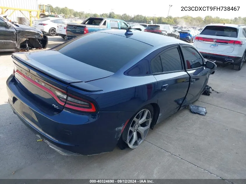 2C3CDXCT9FH738467 2015 Dodge Charger R/T