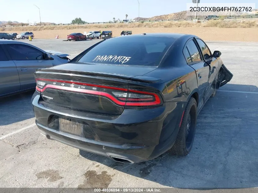 2C3CDXBG4FH762762 2015 Dodge Charger Se