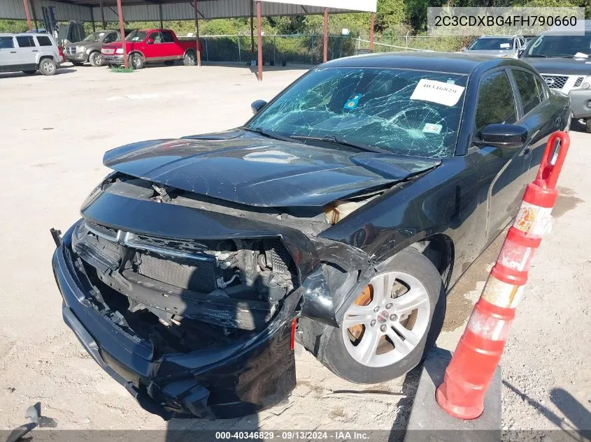 2015 Dodge Charger Se VIN: 2C3CDXBG4FH790660 Lot: 40346829