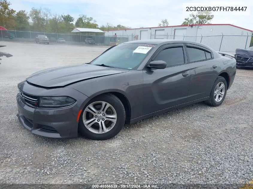 2C3CDXBG7FH784447 2015 Dodge Charger Se