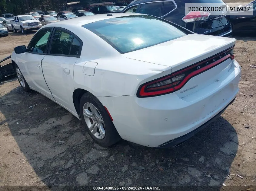 2C3CDXBG6FH916937 2015 Dodge Charger Se