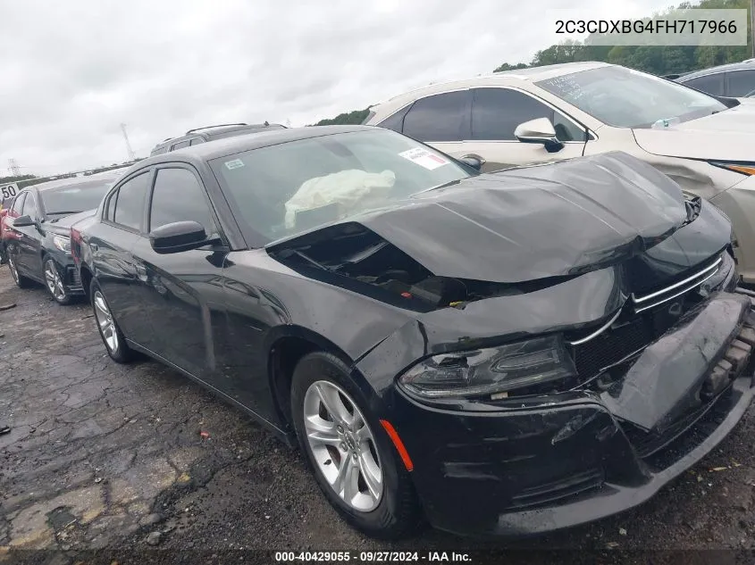 2015 Dodge Charger Se VIN: 2C3CDXBG4FH717966 Lot: 40429055