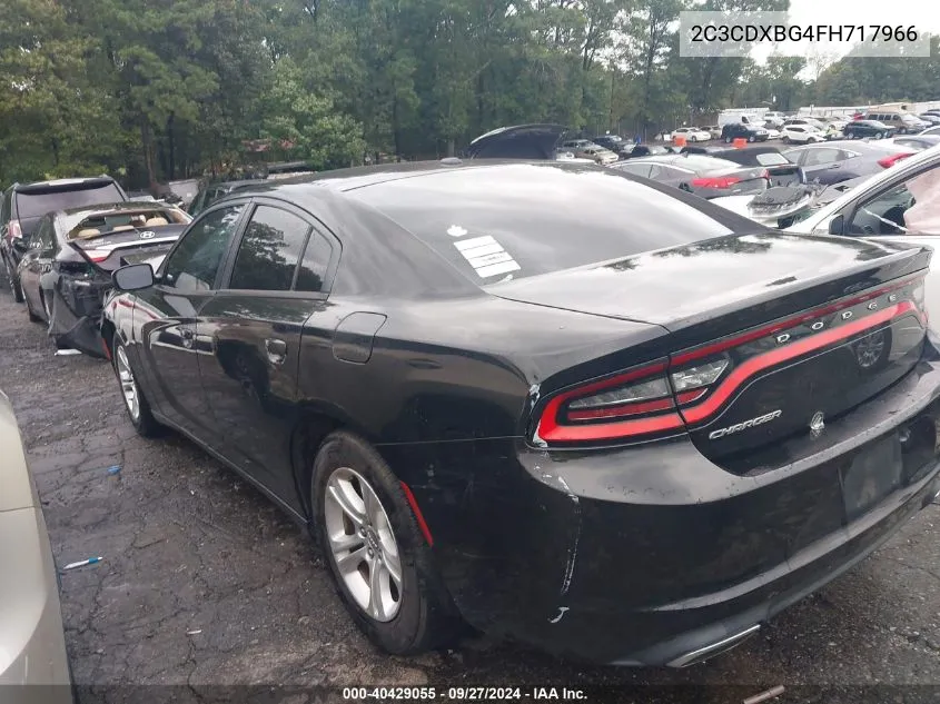 2015 Dodge Charger Se VIN: 2C3CDXBG4FH717966 Lot: 40429055