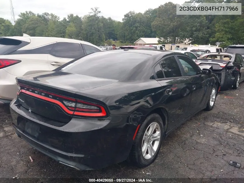 2015 Dodge Charger Se VIN: 2C3CDXBG4FH717966 Lot: 40429055