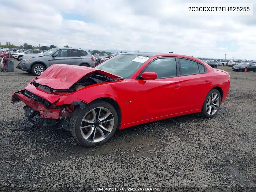 2015 Dodge Charger Road/Track VIN: 2C3CDXCT2FH825255 Lot: 40431210