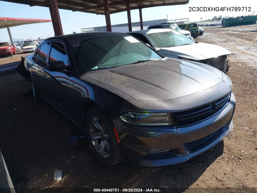 2C3CDXHG4FH789712 2015 Dodge Charger Sxt