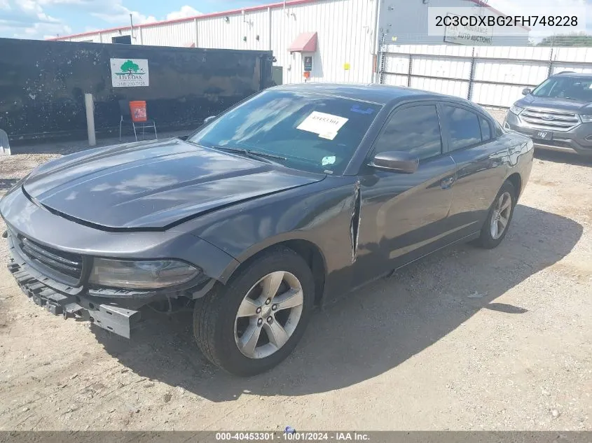 2C3CDXBG2FH748228 2015 Dodge Charger Se