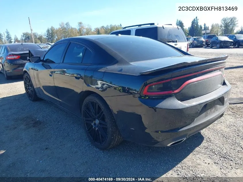 2C3CDXBGXFH813469 2015 Dodge Charger Se