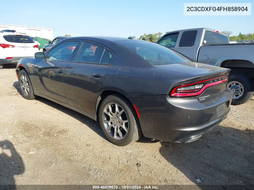 2015 Dodge Charger Se VIN: 2C3CDXFG4FH858904 Lot: 40479570