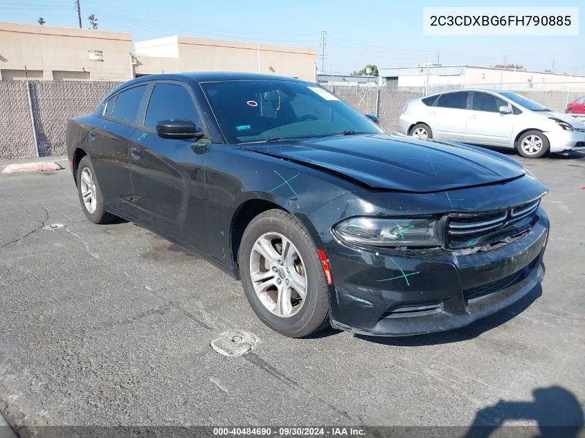 2C3CDXBG6FH790885 2015 Dodge Charger Se