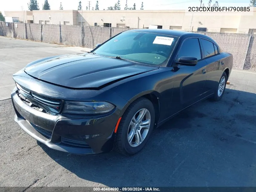 2C3CDXBG6FH790885 2015 Dodge Charger Se