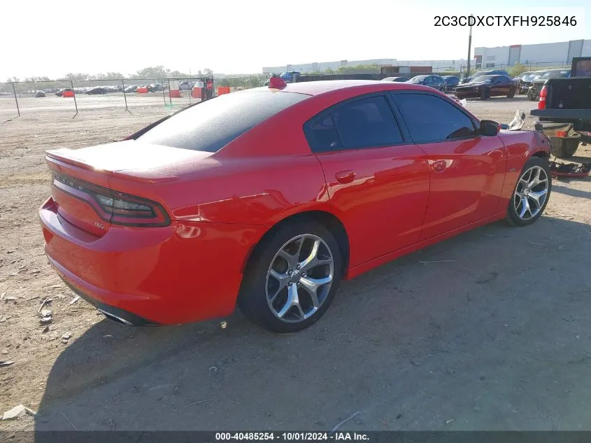 2C3CDXCTXFH925846 2015 Dodge Charger R/T