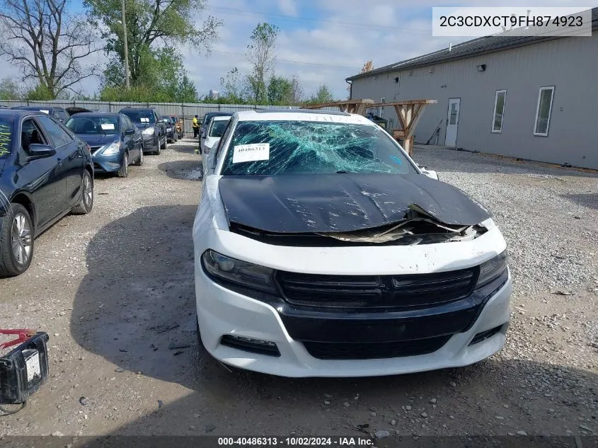 2C3CDXCT9FH874923 2015 Dodge Charger R/T