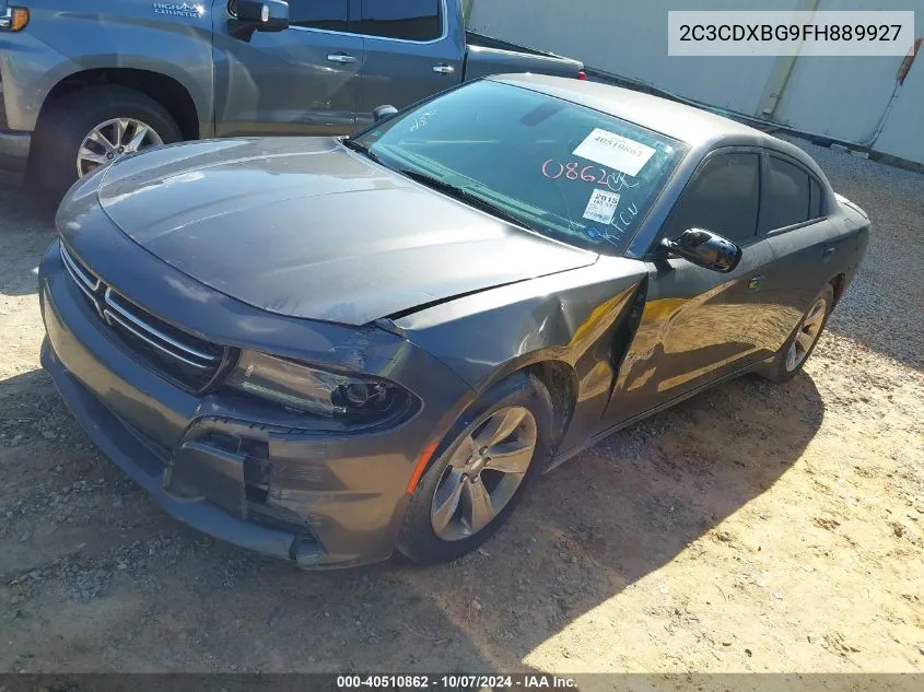 2015 Dodge Charger Se VIN: 2C3CDXBG9FH889927 Lot: 40510862