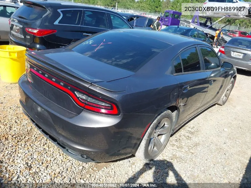 2015 Dodge Charger Se VIN: 2C3CDXBG9FH889927 Lot: 40510862