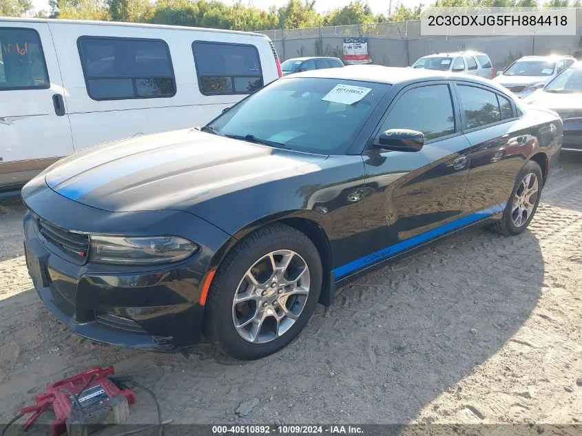 2015 Dodge Charger Sxt VIN: 2C3CDXJG5FH884418 Lot: 40510892