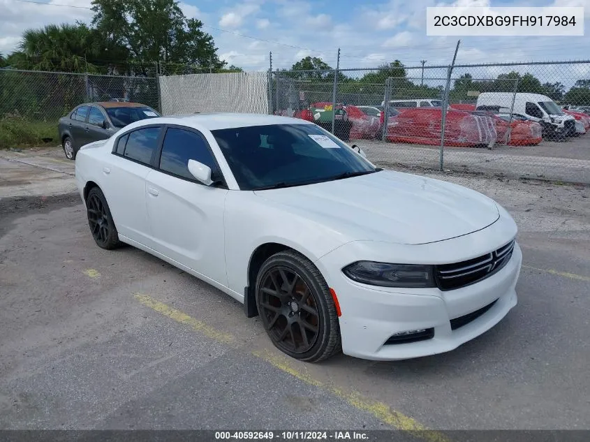 2015 Dodge Charger Se VIN: 2C3CDXBG9FH917984 Lot: 40592649