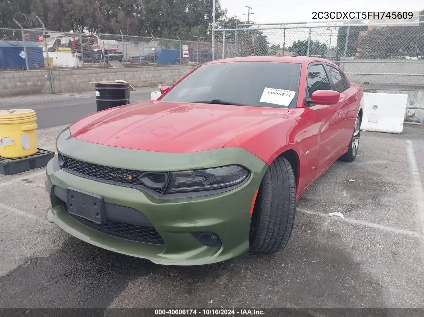 2015 Dodge Charger R/T VIN: 2C3CDXCT5FH745609 Lot: 40606174