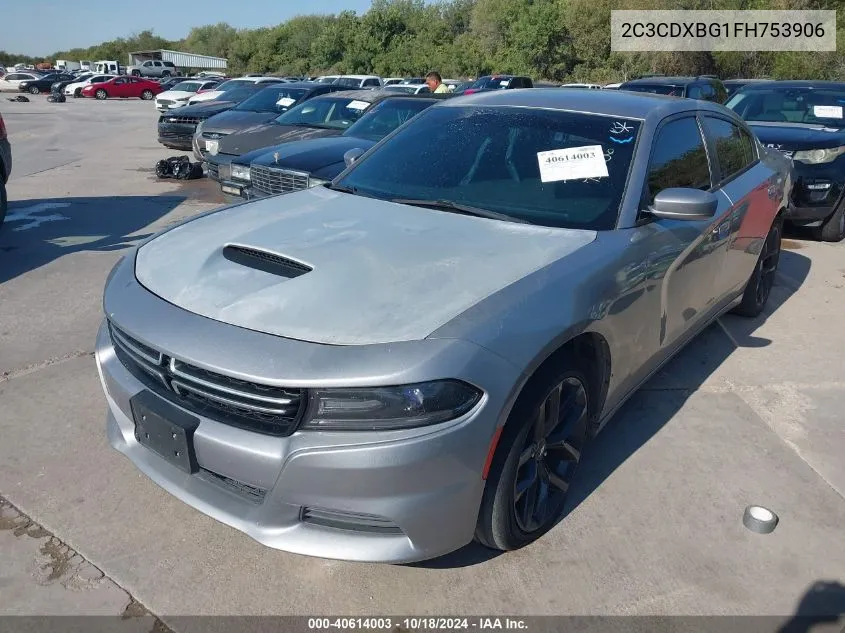 2015 Dodge Charger Se VIN: 2C3CDXBG1FH753906 Lot: 40614003