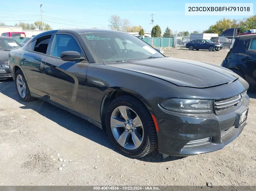 2015 Dodge Charger Se VIN: 2C3CDXBG8FH791018 Lot: 40614534