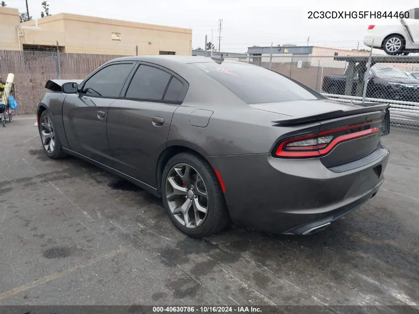 2015 Dodge Charger Sxt VIN: 2C3CDXHG5FH844460 Lot: 40630786