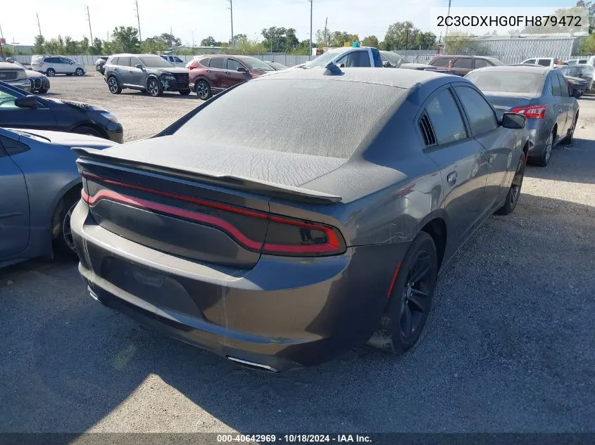 2C3CDXHG0FH879472 2015 Dodge Charger Sxt