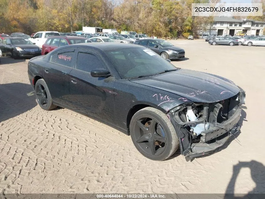 2015 Dodge Charger Sxt VIN: 2C3CDXJG4FH832679 Lot: 40644044