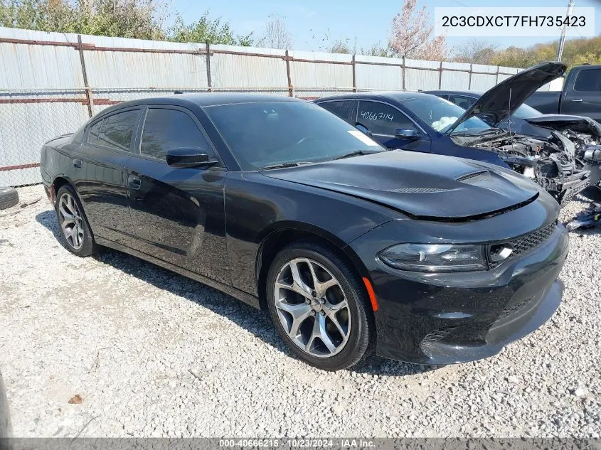 2015 Dodge Charger R/T VIN: 2C3CDXCT7FH735423 Lot: 40666215