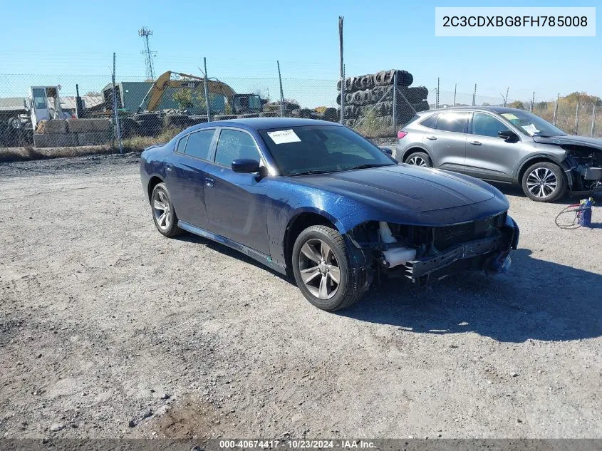 2015 Dodge Charger Se VIN: 2C3CDXBG8FH785008 Lot: 40674417