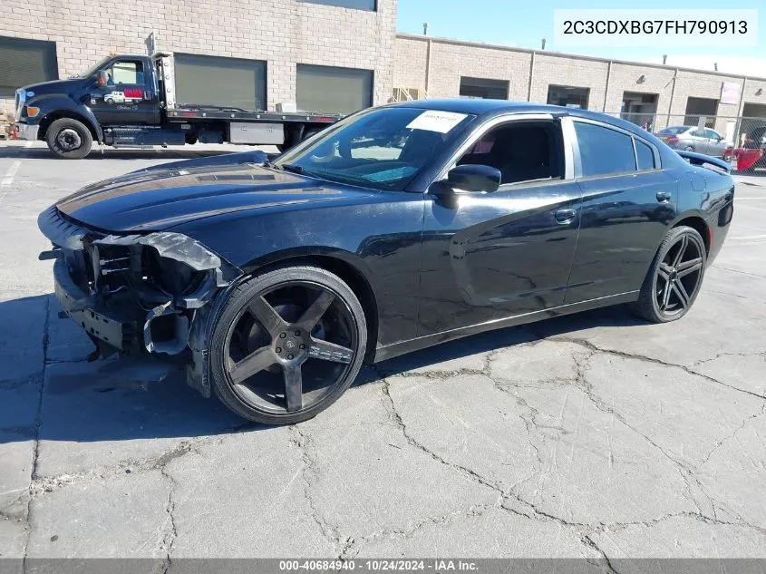 2015 Dodge Charger Se VIN: 2C3CDXBG7FH790913 Lot: 40684940