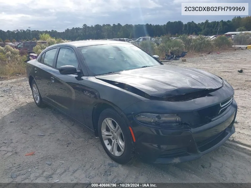 2015 Dodge Charger Se VIN: 2C3CDXBG2FH799969 Lot: 40686796