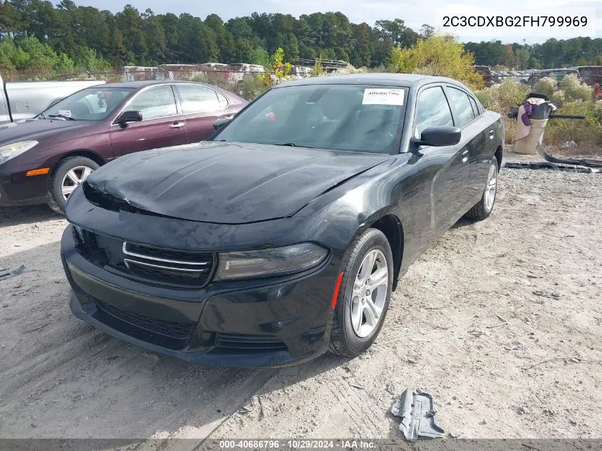 2015 Dodge Charger Se VIN: 2C3CDXBG2FH799969 Lot: 40686796