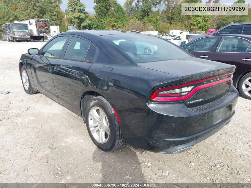 2015 Dodge Charger Se VIN: 2C3CDXBG2FH799969 Lot: 40686796