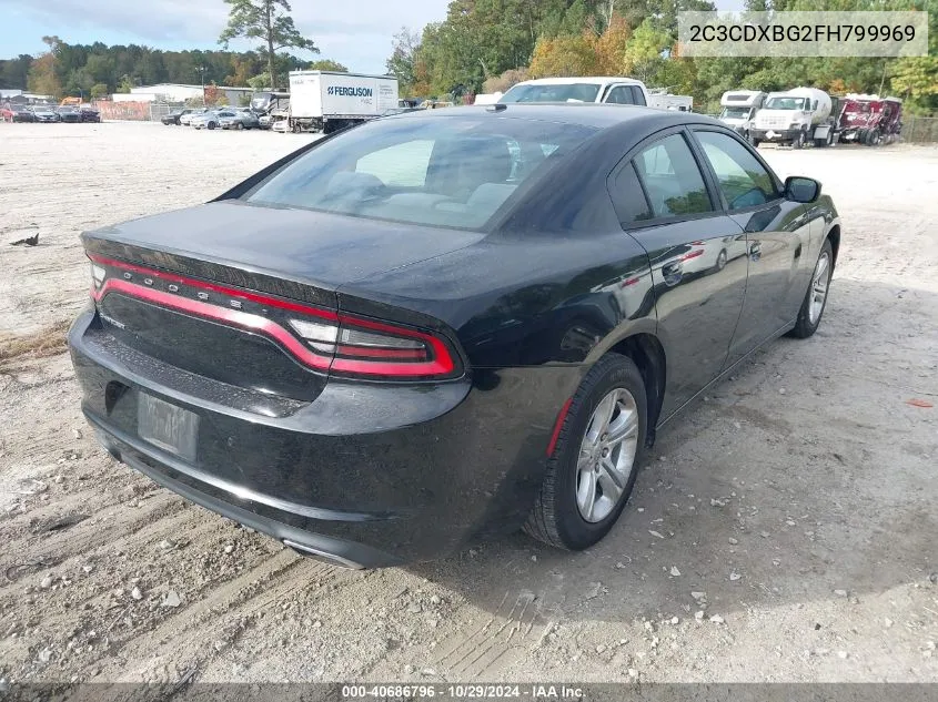 2015 Dodge Charger Se VIN: 2C3CDXBG2FH799969 Lot: 40686796