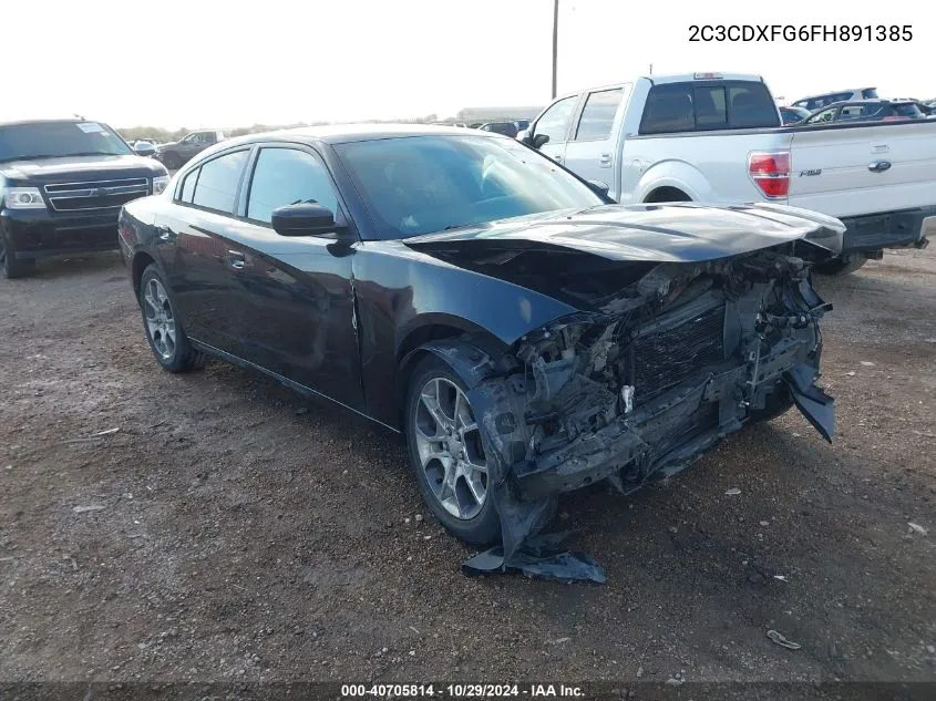 2C3CDXFG6FH891385 2015 Dodge Charger Se