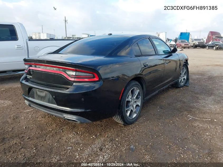 2C3CDXFG6FH891385 2015 Dodge Charger Se