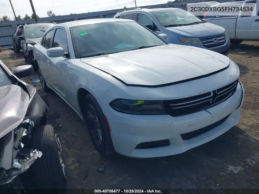 2015 Dodge Charger Se VIN: 2C3CDXBG5FH734534 Lot: 40706477