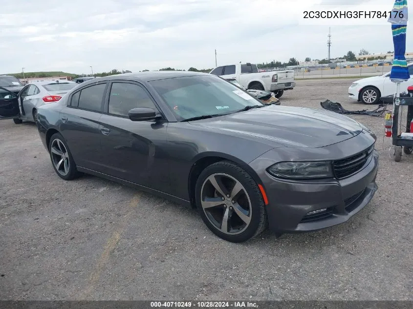 2015 Dodge Charger Sxt VIN: 2C3CDXHG3FH784176 Lot: 40710249