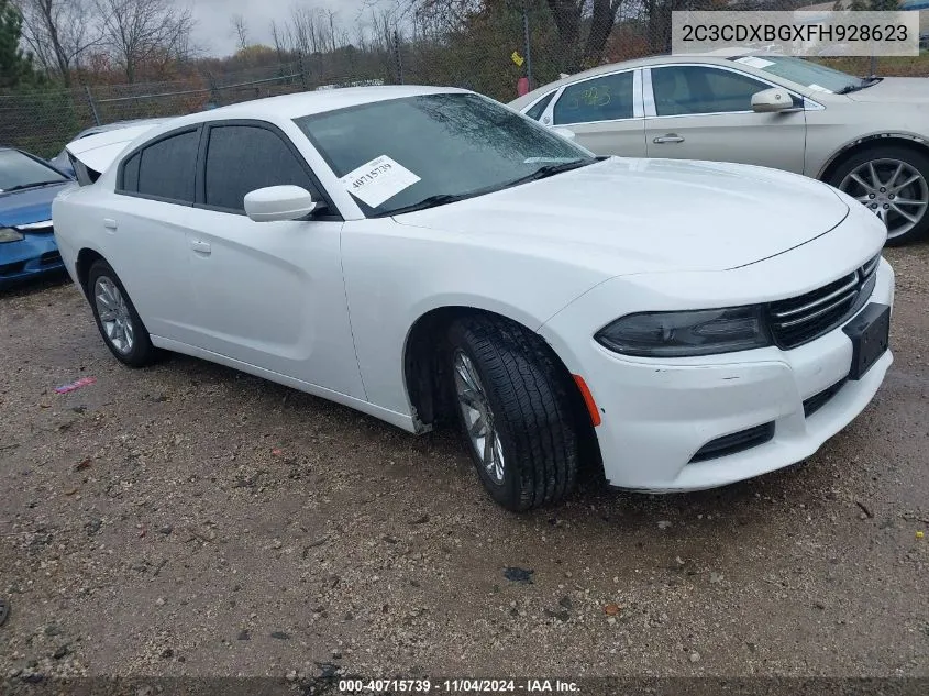 2015 Dodge Charger Se VIN: 2C3CDXBGXFH928623 Lot: 40715739