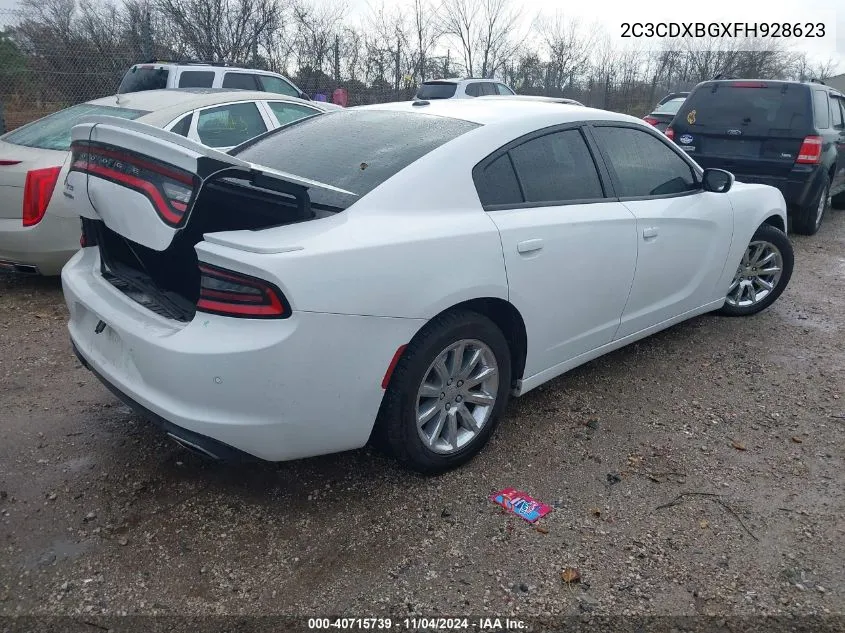 2015 Dodge Charger Se VIN: 2C3CDXBGXFH928623 Lot: 40715739