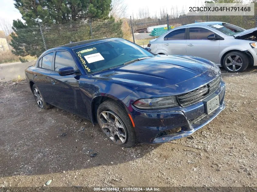 2015 Dodge Charger Sxt VIN: 2C3CDXJG4FH791468 Lot: 40758662