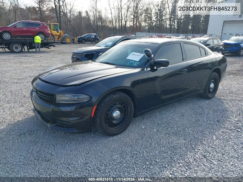 2015 Dodge Charger Police VIN: 2C3CDXKT3FH845273 Lot: 40831813